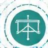 Icon representing media connections and outreach